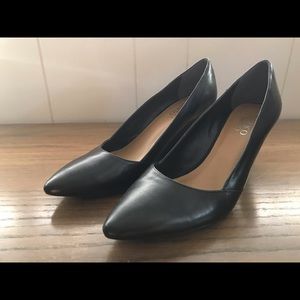 Franco Sarto Black Wedge Heel